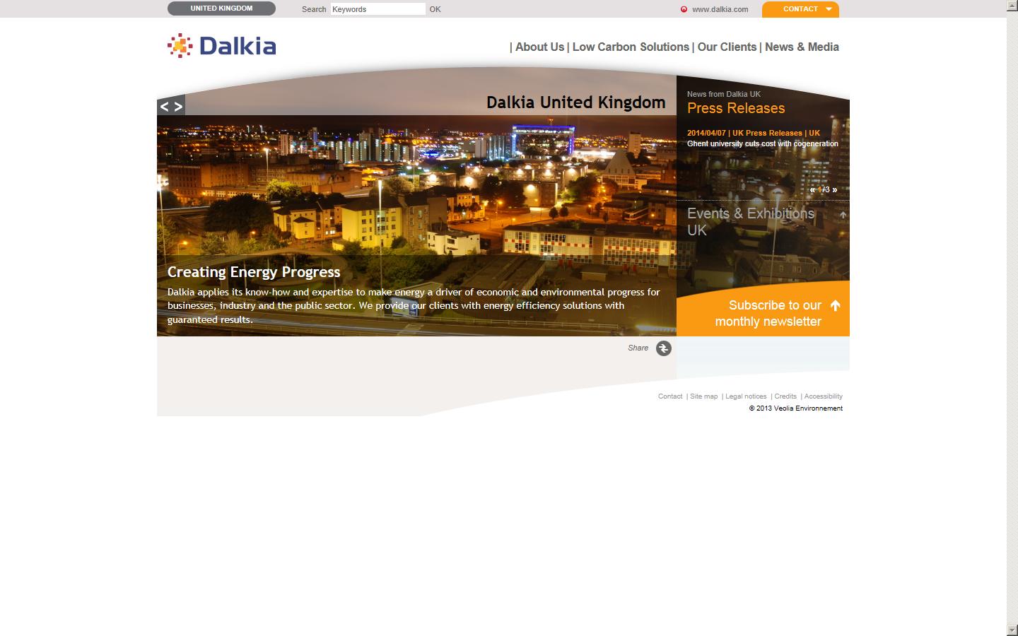 Dalkia plc - Staines Website