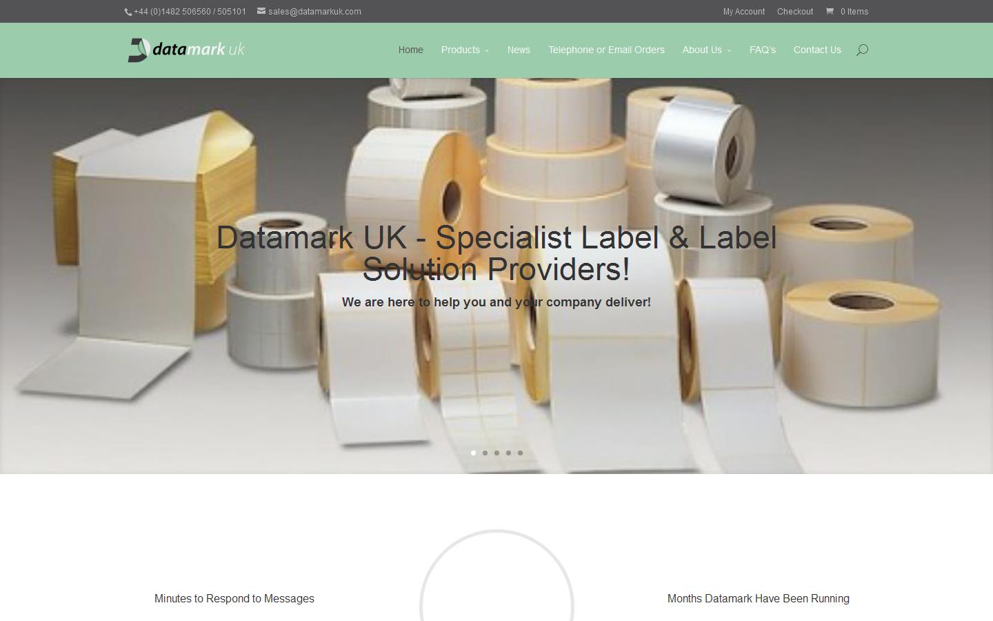 Datamark UK Ltd Website