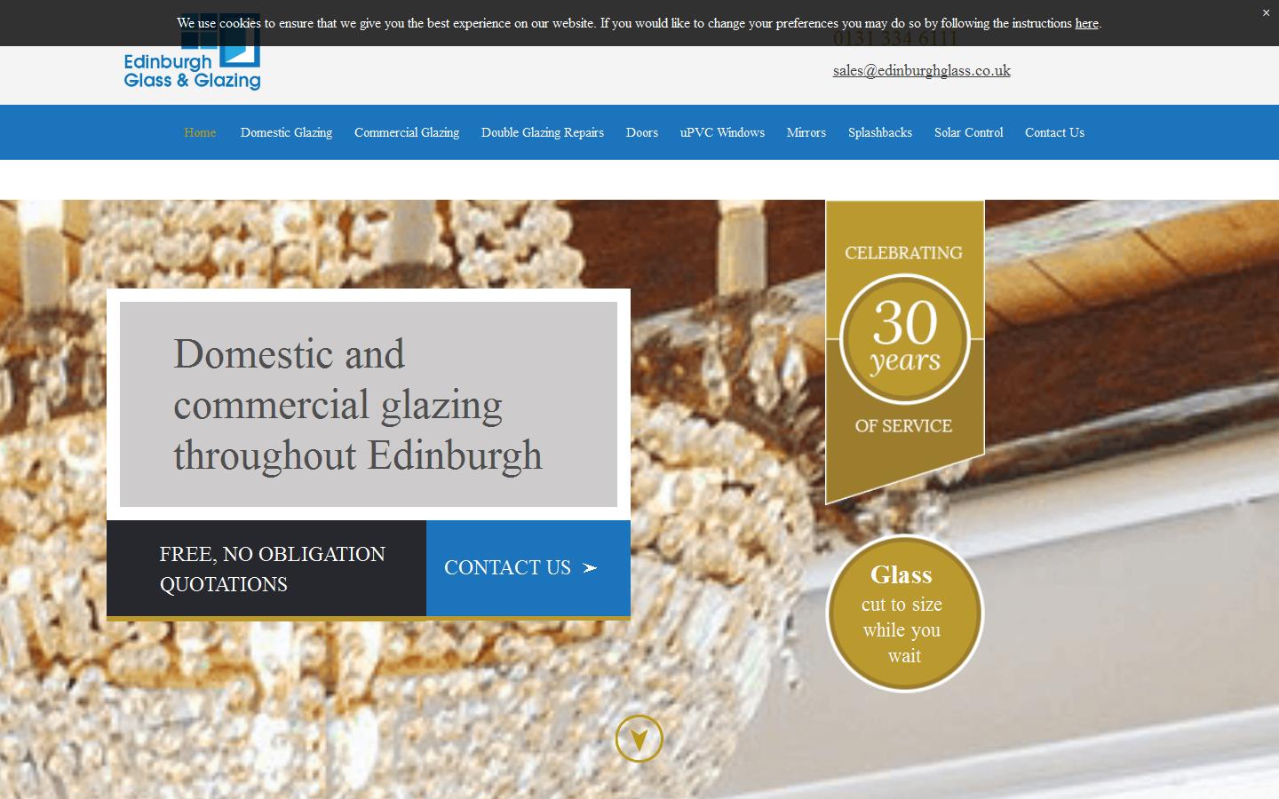 Edinburgh Glass & Glazing Website