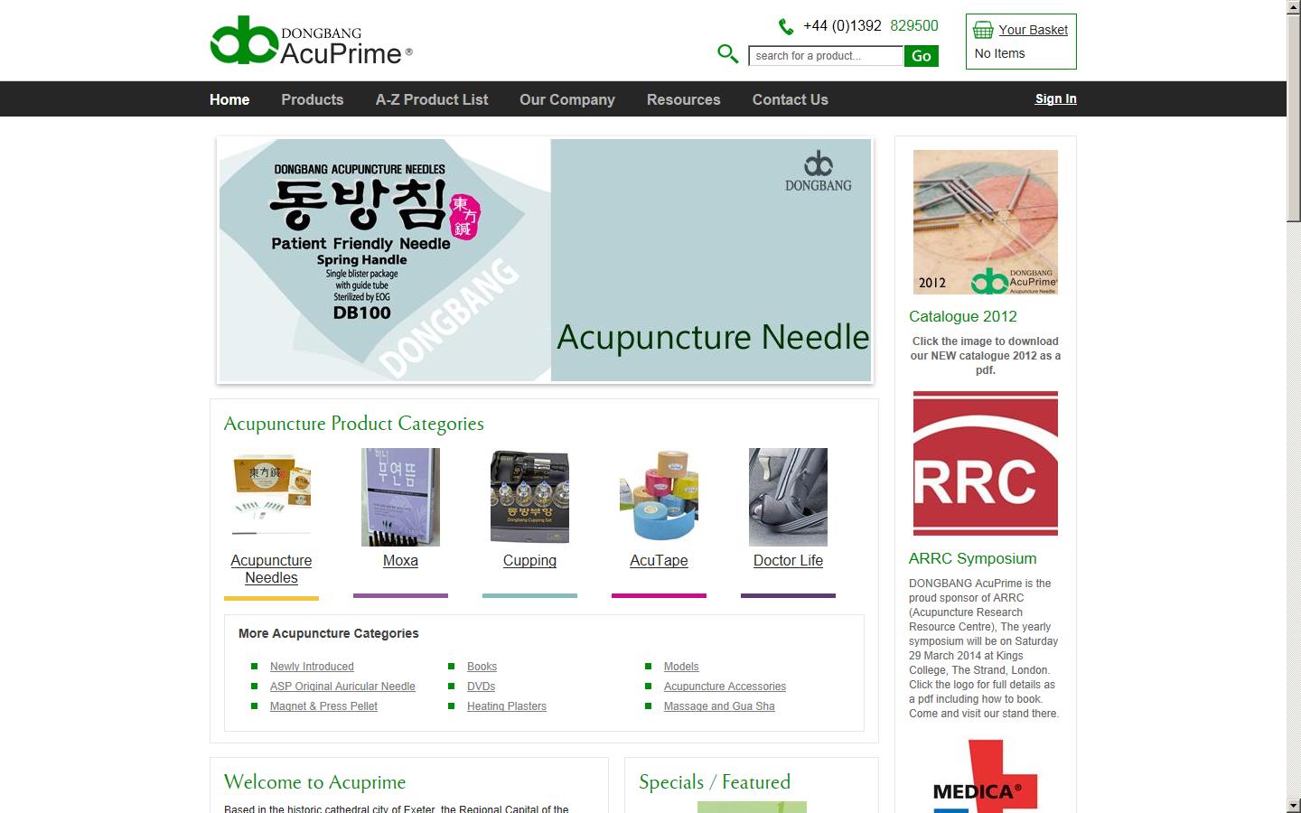 Dong Bang Acupuncture (Eu) Ltd. - Exeter Website