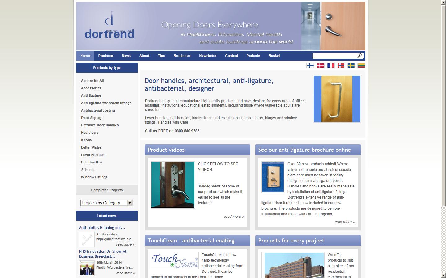 Dortrend International Ltd Website