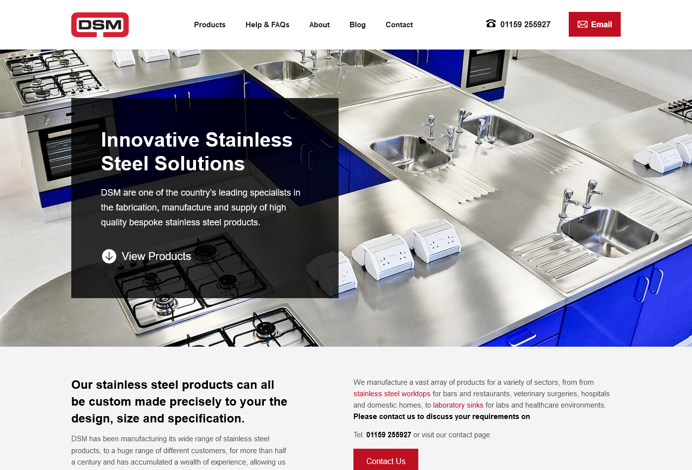 DSM Industrial Engineering Ltd Website