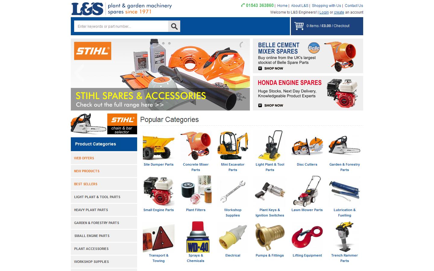 L&S Engineers Ltd Website