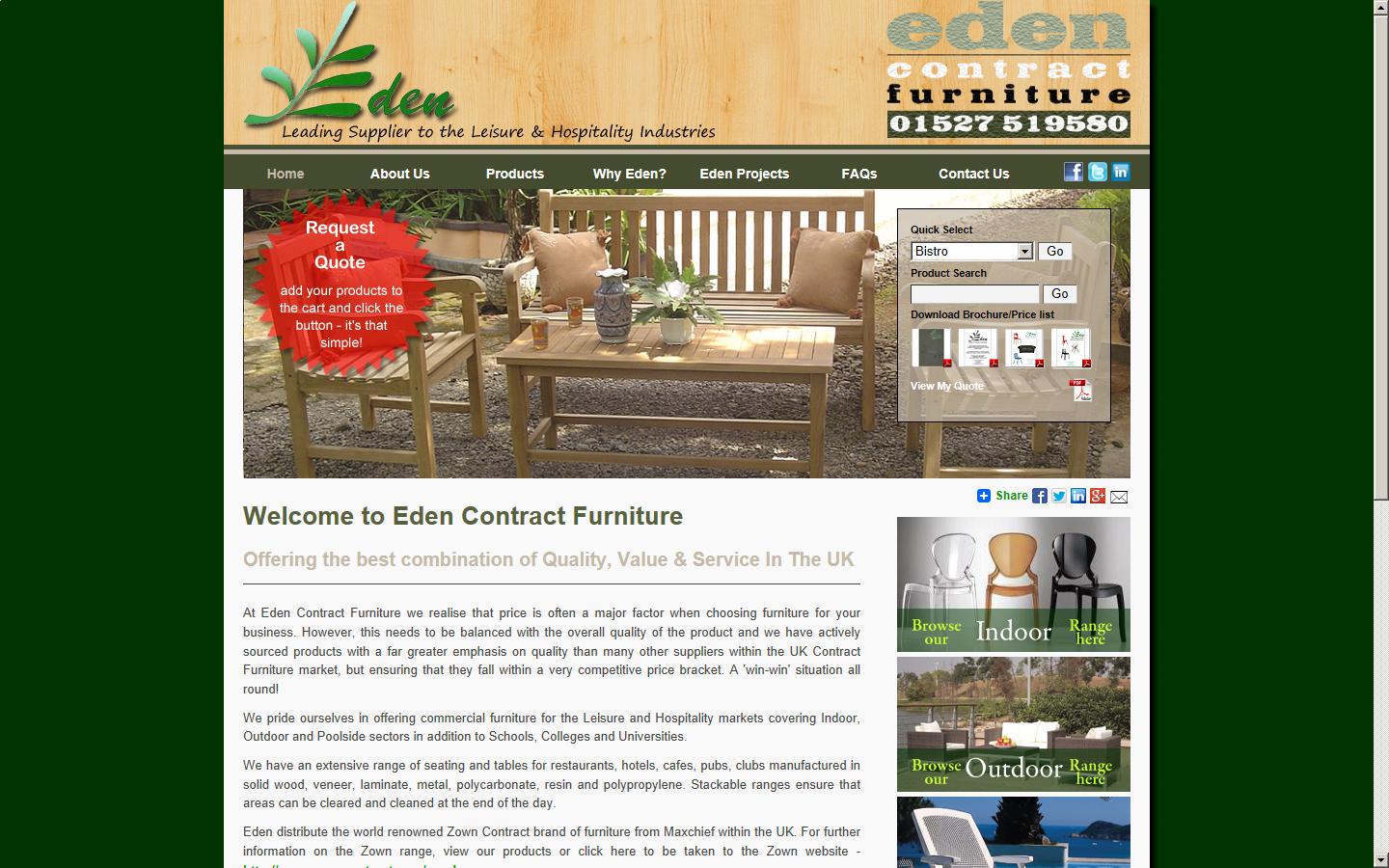 Eden Furniture Website