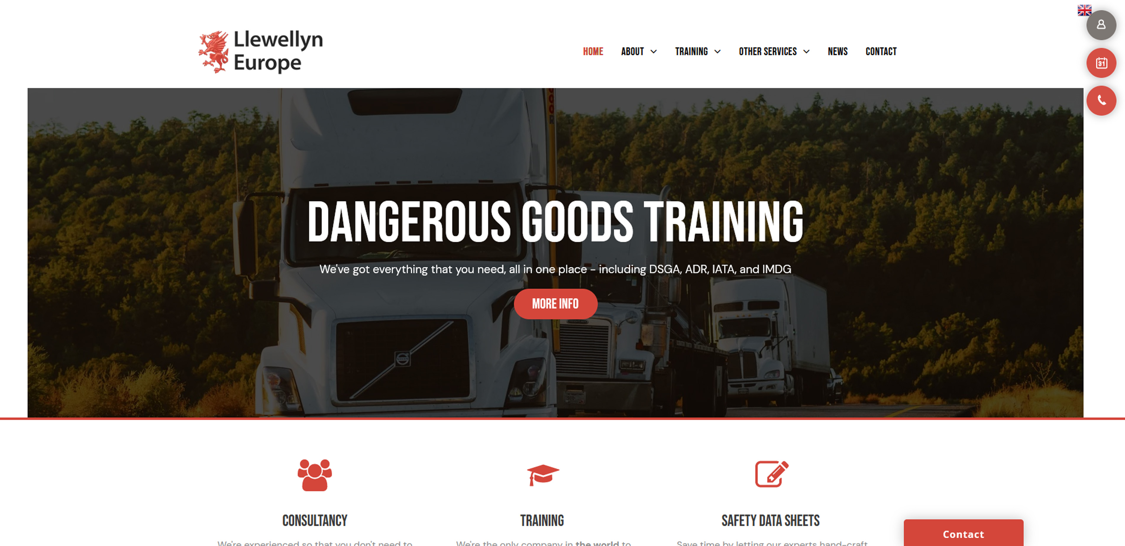 Llewellyn (Safety Advisors) Europe Ltd Website