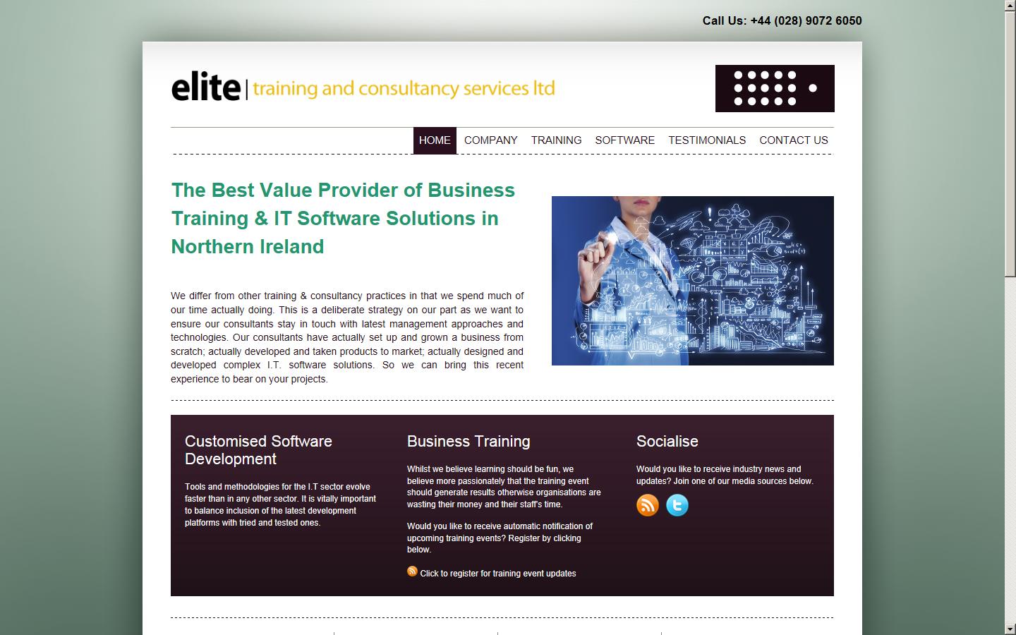 Elite Training and Consultancy Services Ltd Website