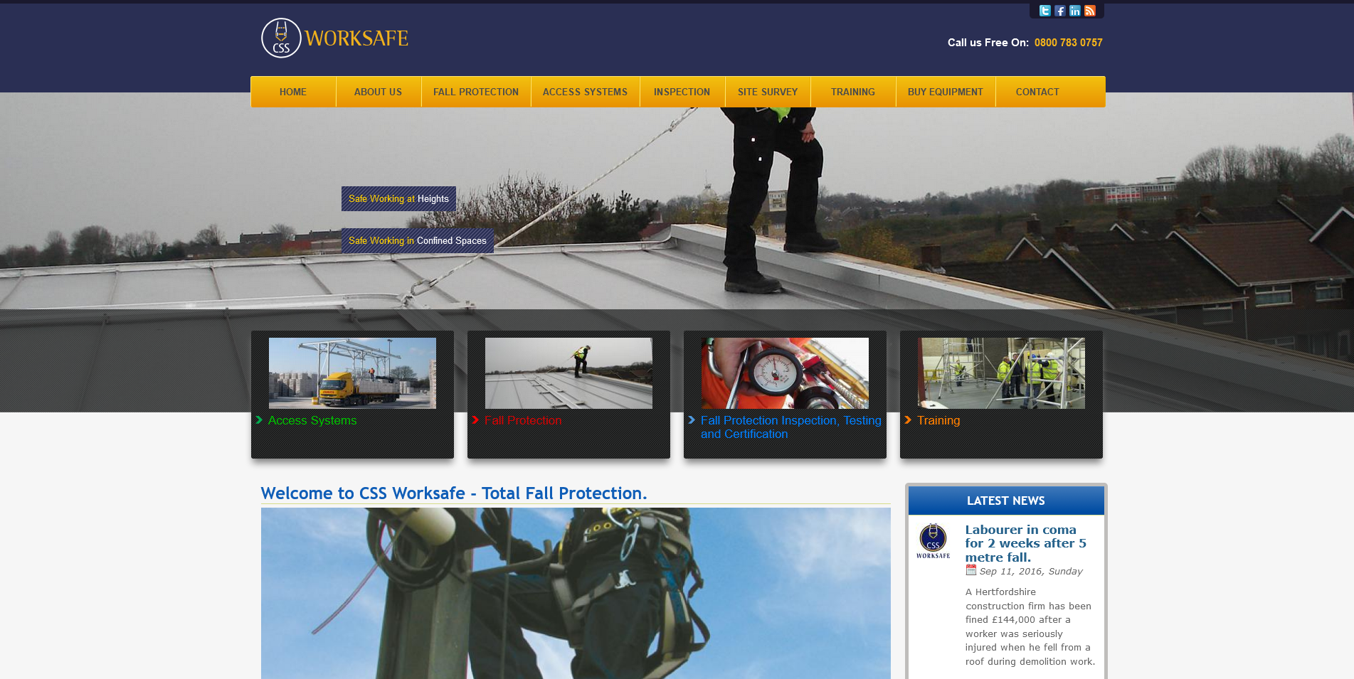 CSS Worksafe Ltd Website