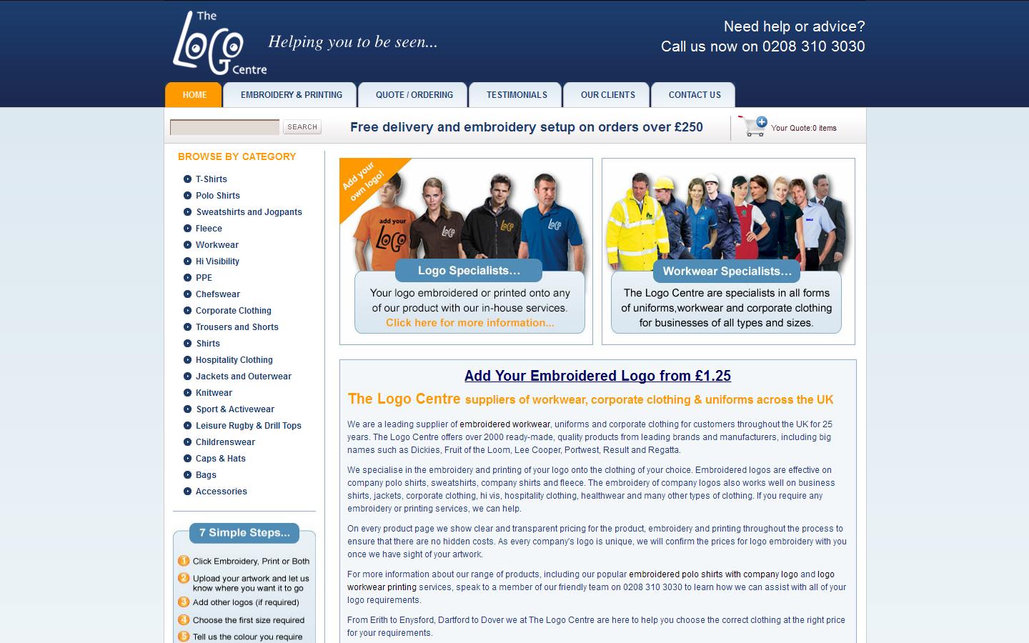 The Logo Centre Website