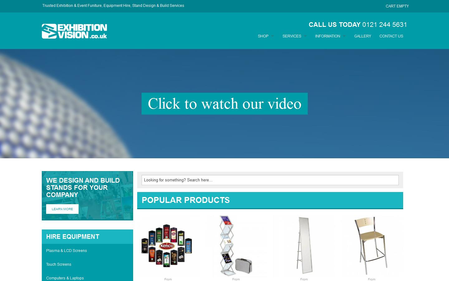 Exhibition Vision Ltd - Birmingham Website