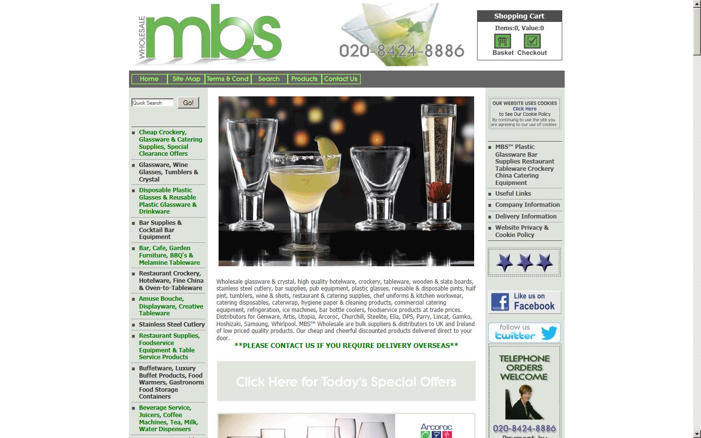 MBS Wholesale Ltd Website