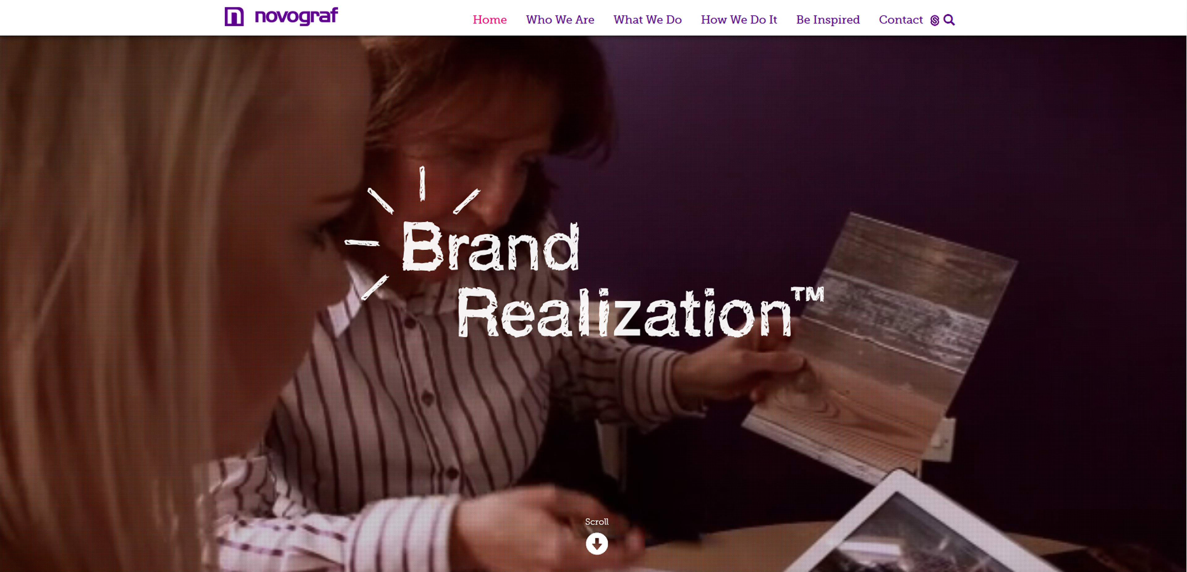 Novograf Brand Realization Website