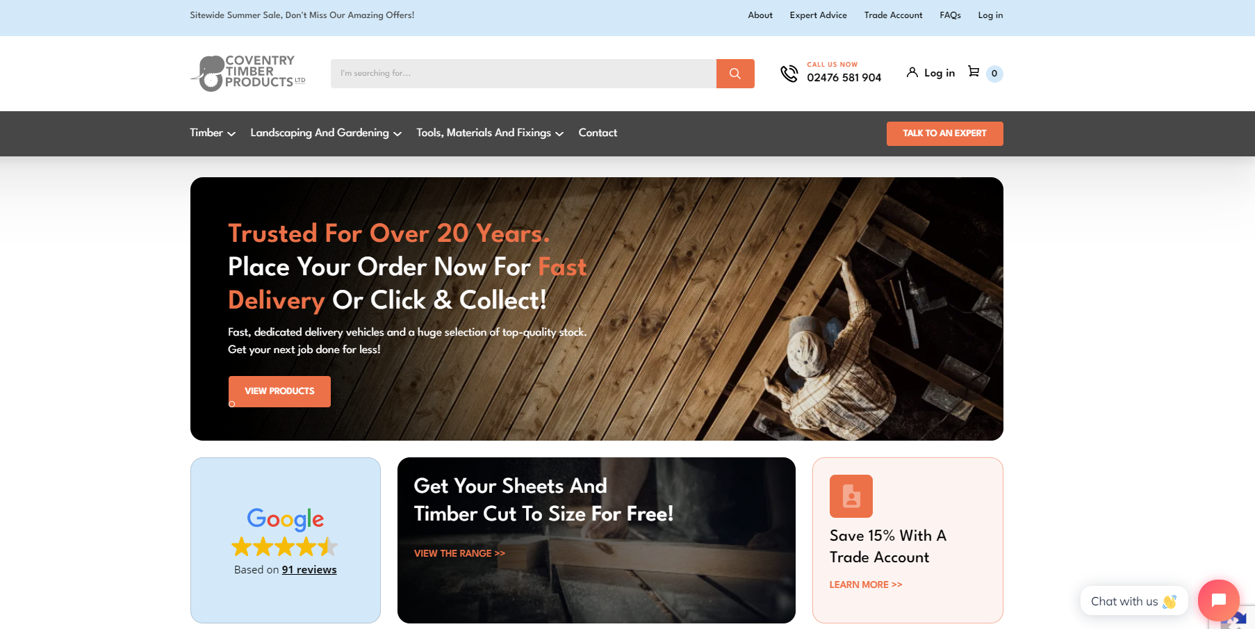 Coventry Timber Products Ltd Website