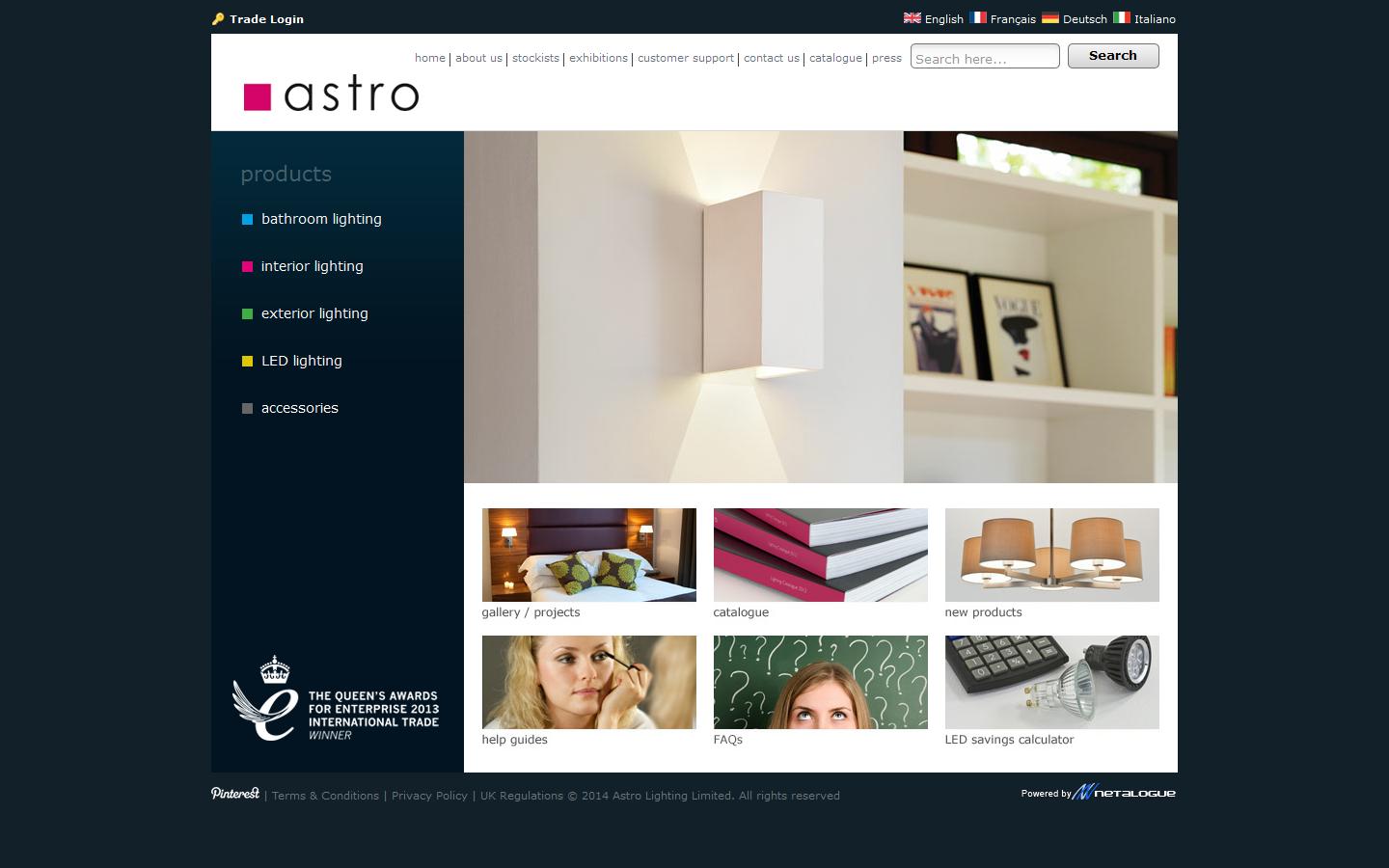 Astro Lighting Ltd Website