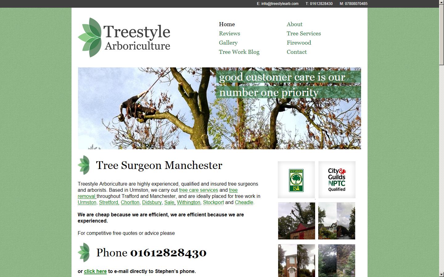 Treestyle Arboriculture Website