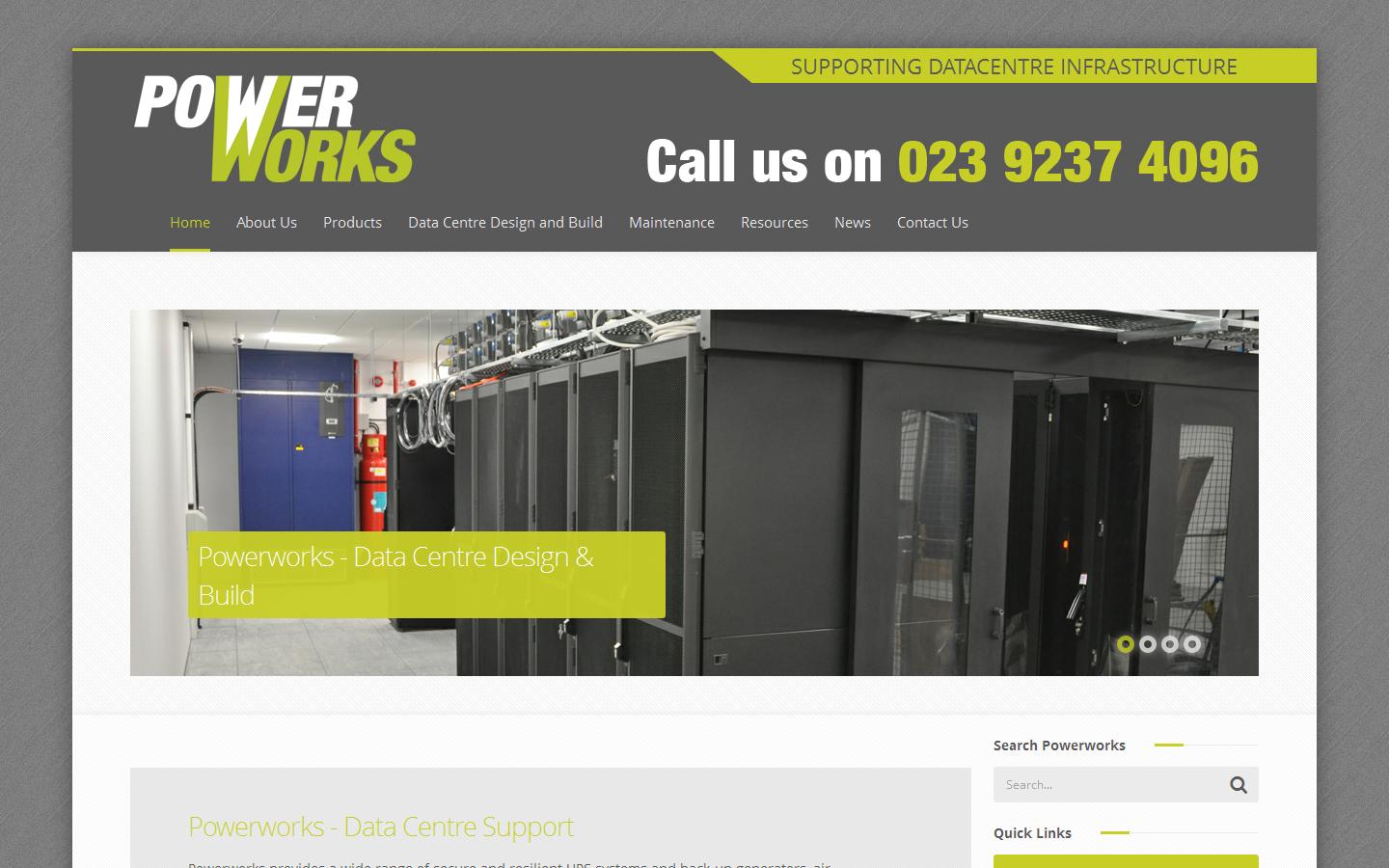 Powerworks Maintenance Services Ltd Website