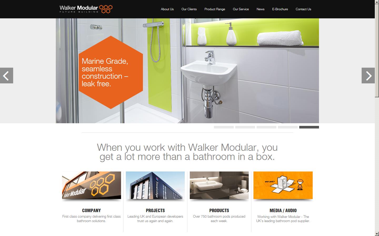 Walker Modular Ltd Website