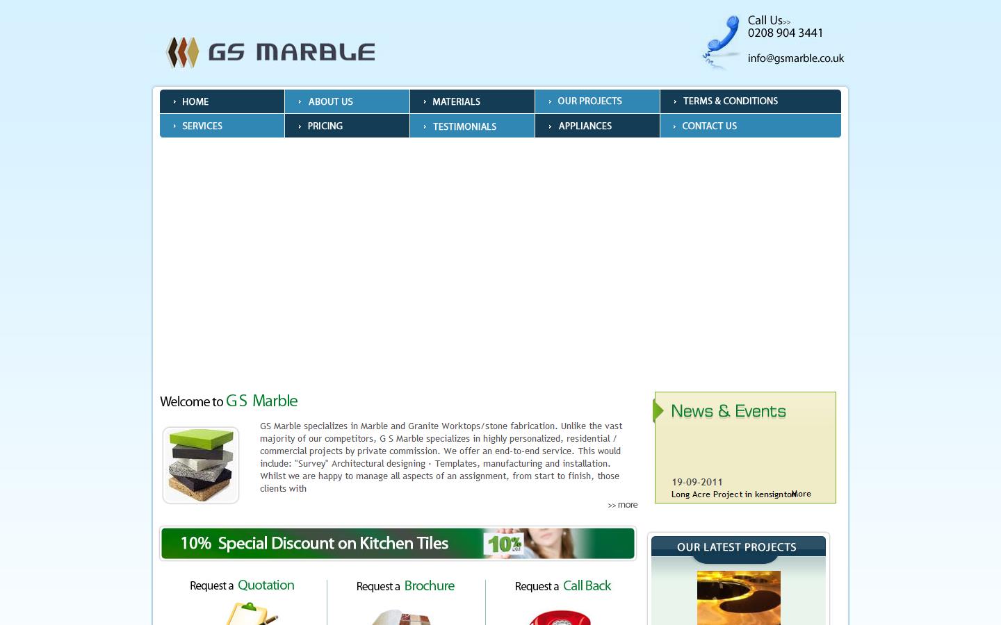 GS Marble and Granites ltd  Website