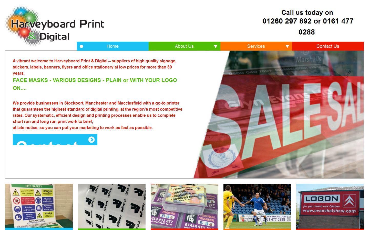 Harveyboard Print & Digital Website