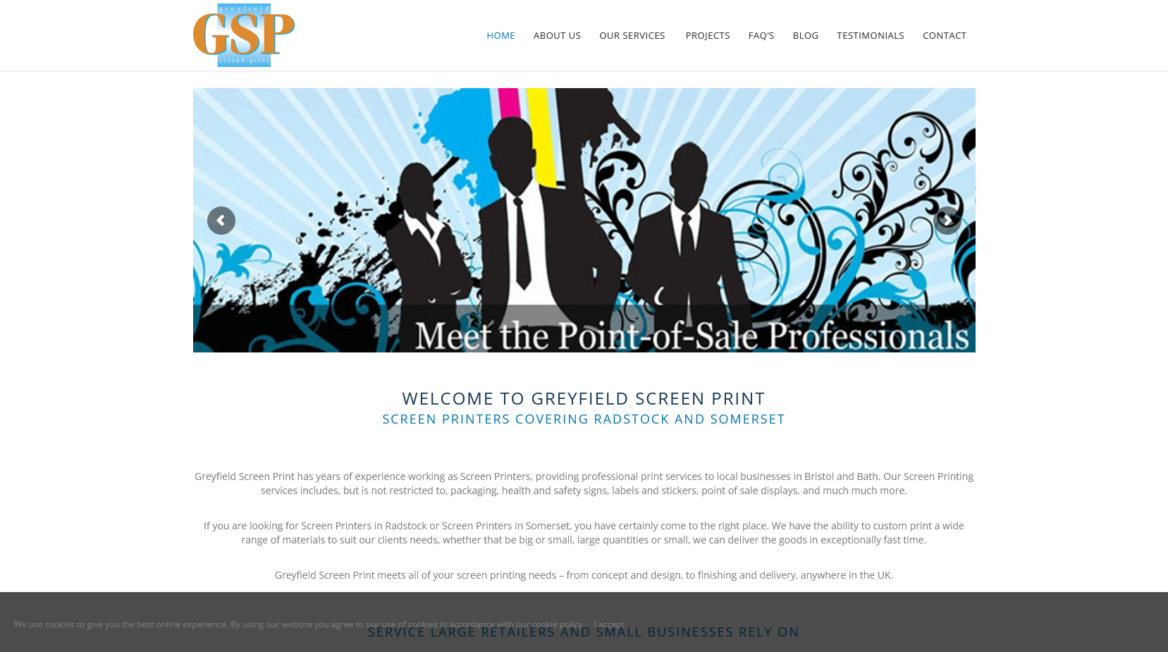 Greyfield Screen Print Ltd Website