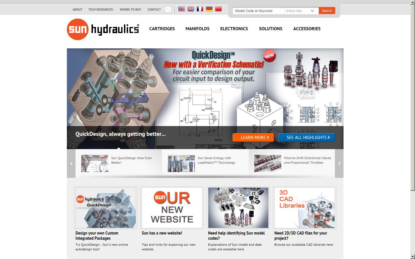 Sun Hydraulics Website