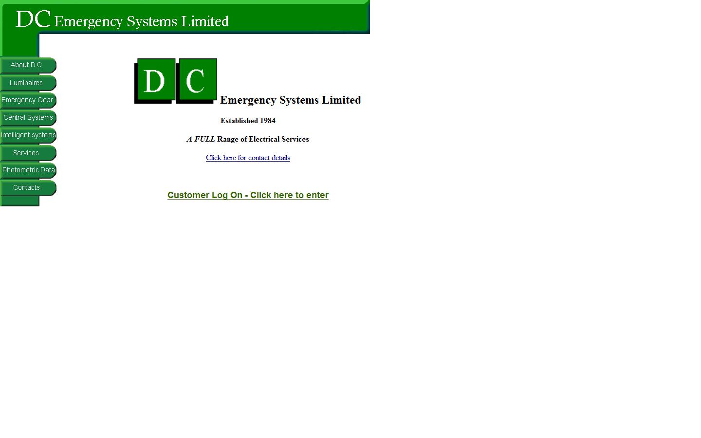 DC Emergency Systems Website