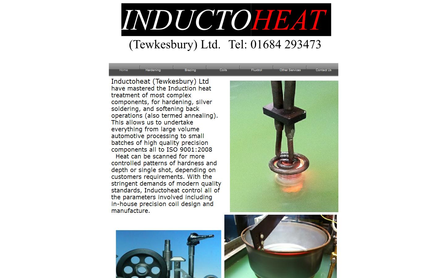 Inductoheat (Tewkesbury) Ltd Website