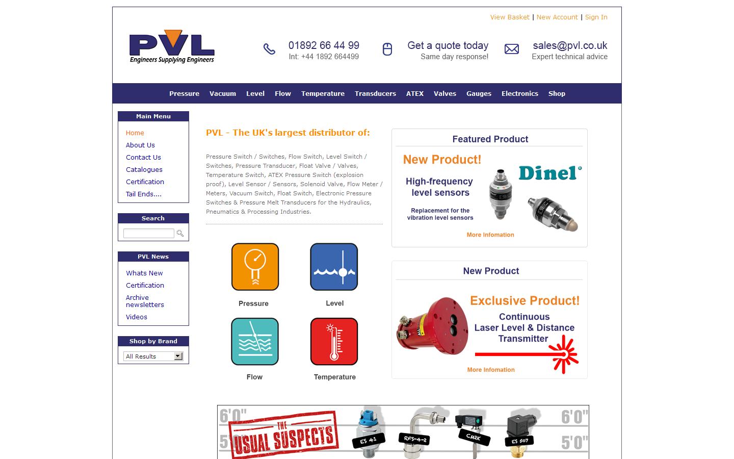 PVL Ltd Website