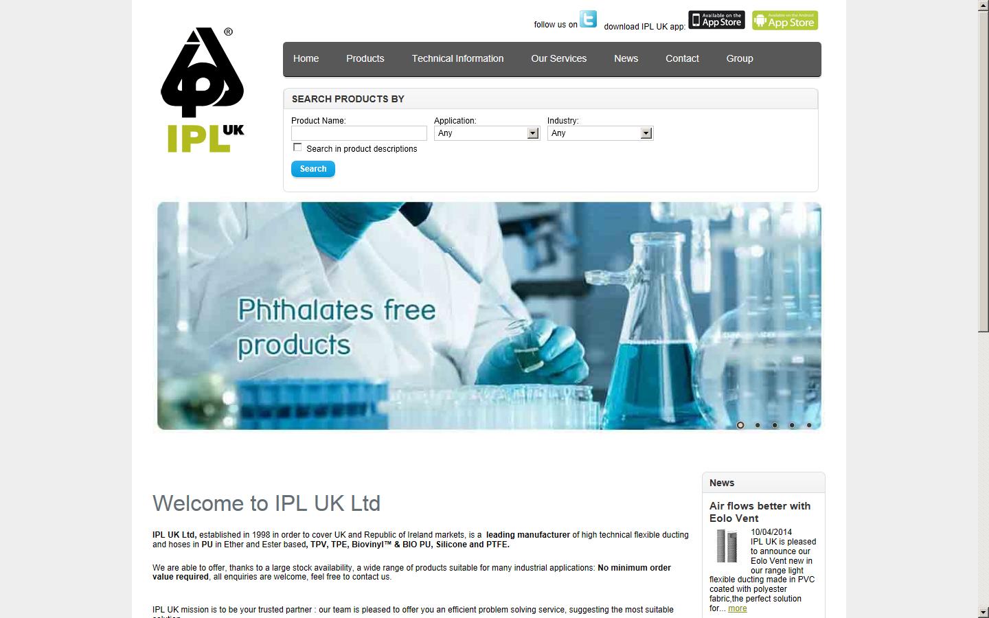 IPL (UK) Ltd Website