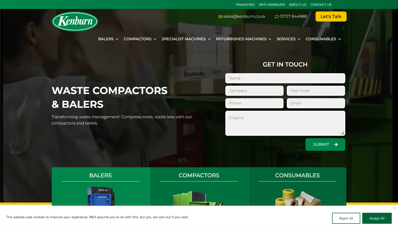 Kenburn Waste Management Ltd Website