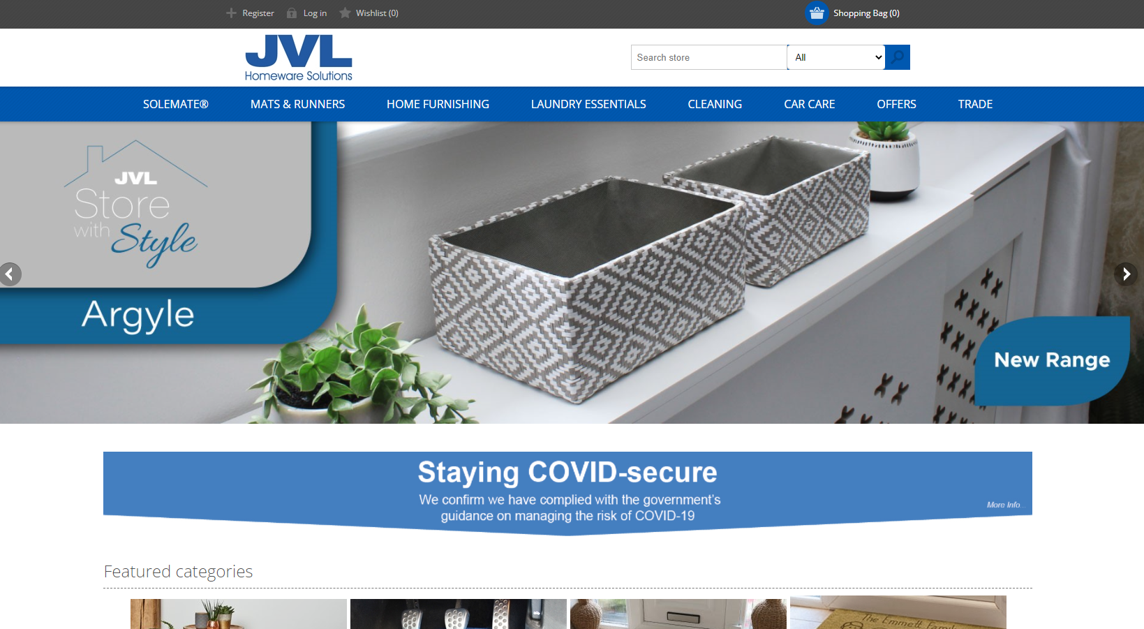 JVL Products Website