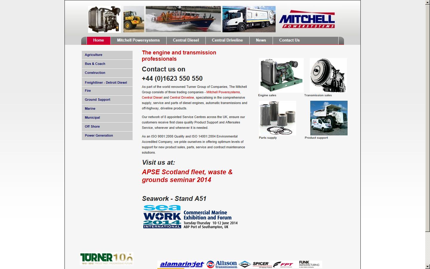 Mitchell Powersystems Website