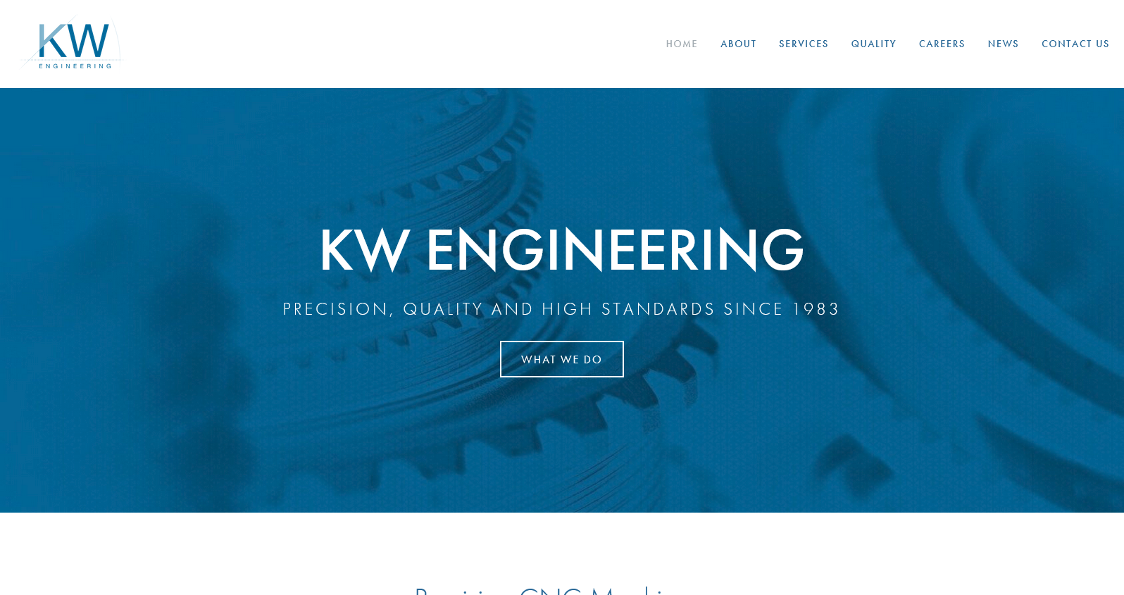 KW Engineering (Poole) Ltd  Website