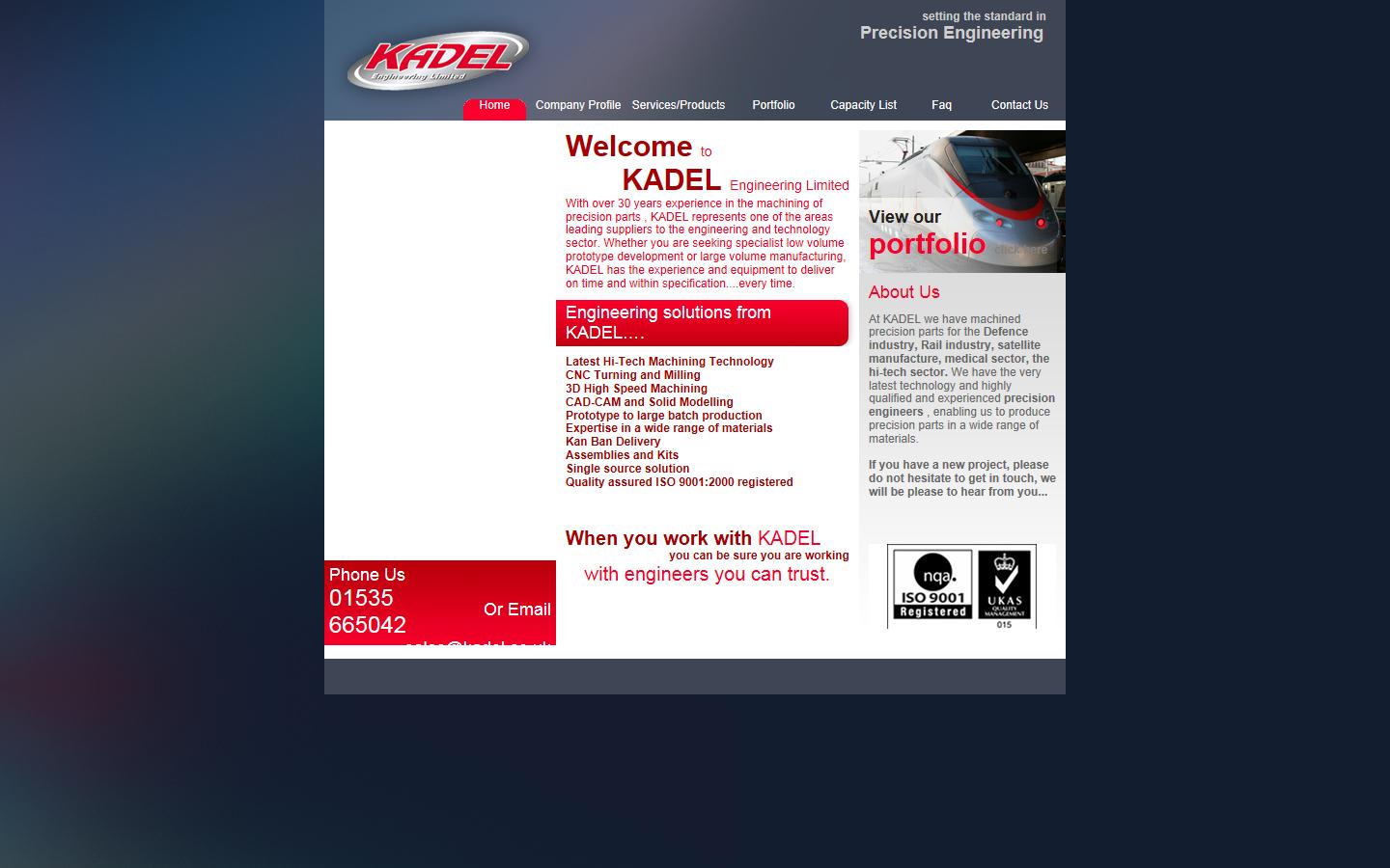 Kadel Engineering Ltd Website