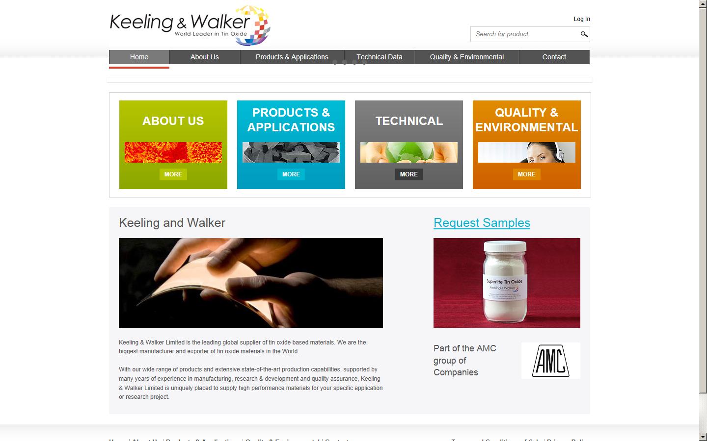 Keeling & Walker Ltd Website