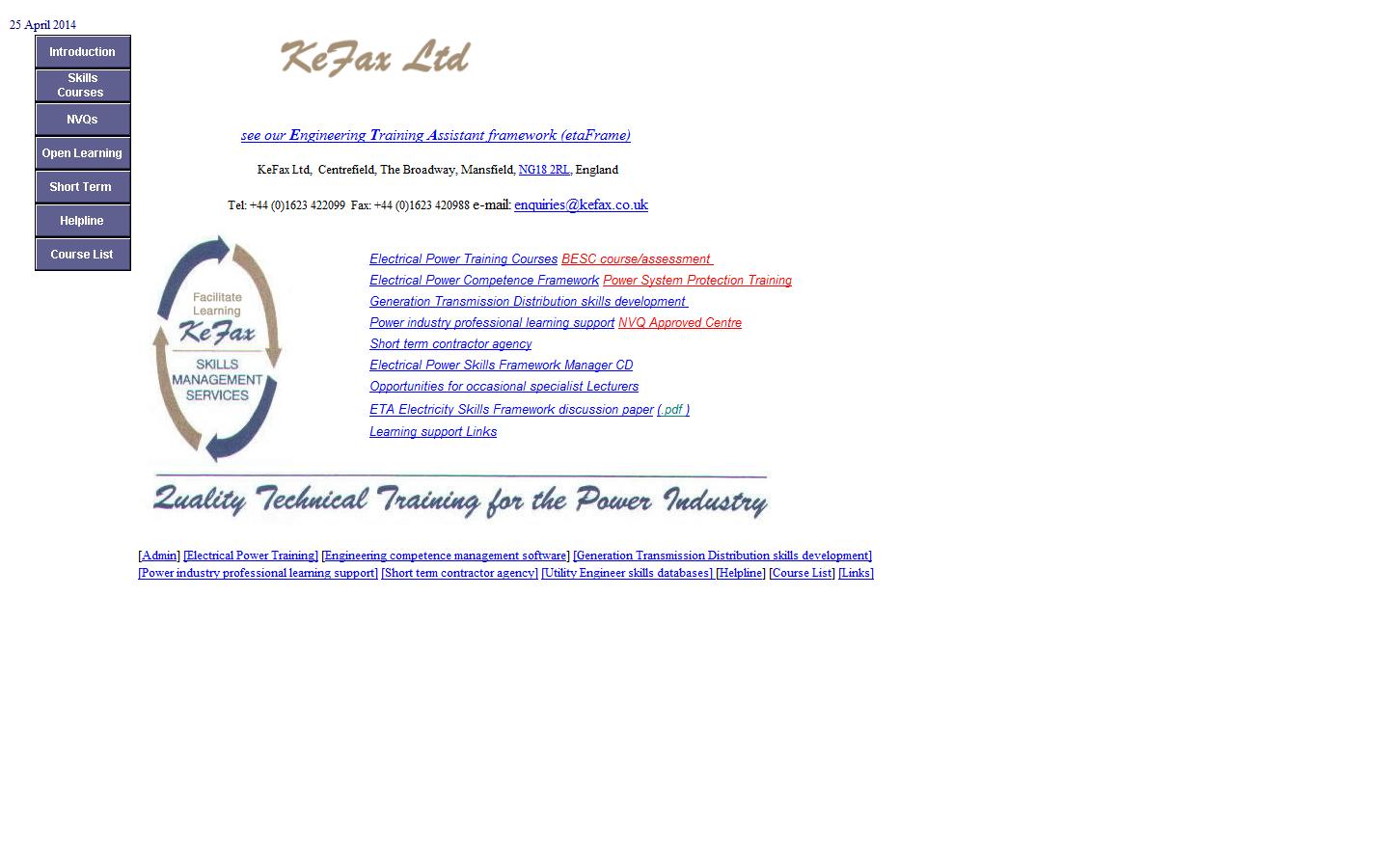 KeFax Ltd Website