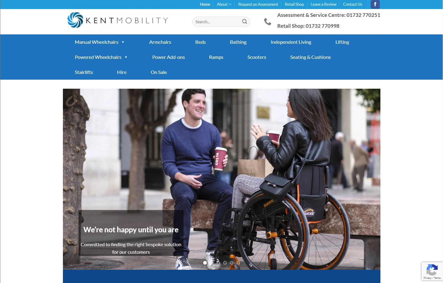 Kent Mobility Ltd  Website