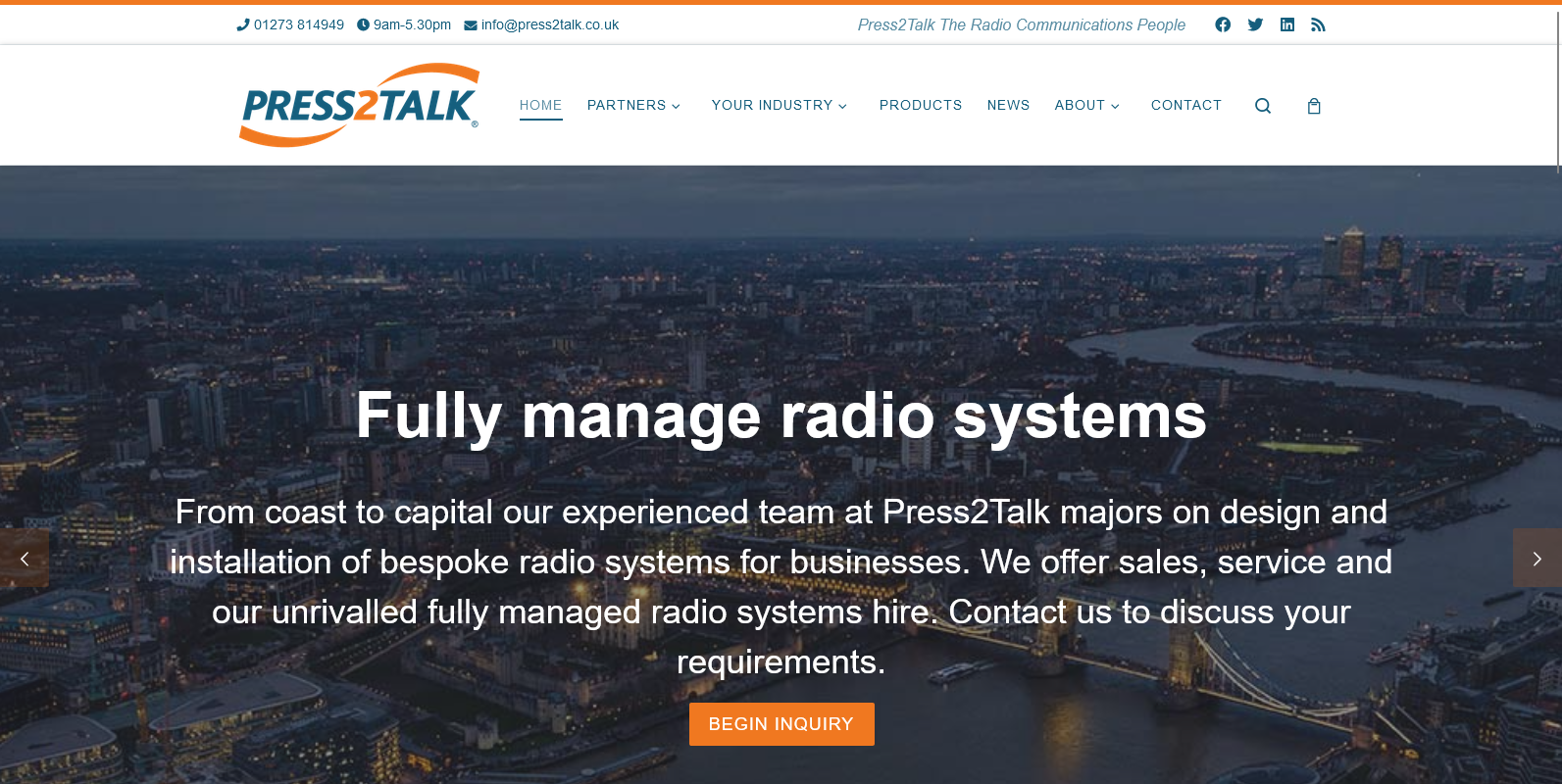 Press2Talk Ltd Website