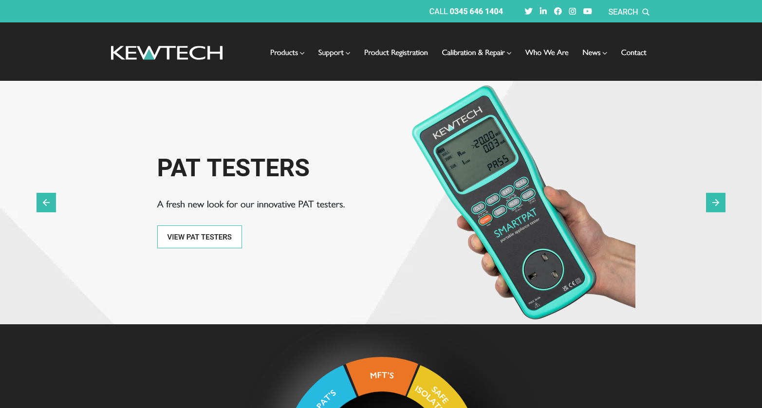 Kewtech  Website