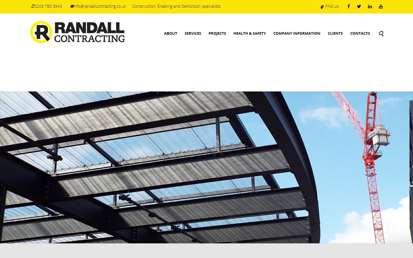 Randall Contracting Ltd Website