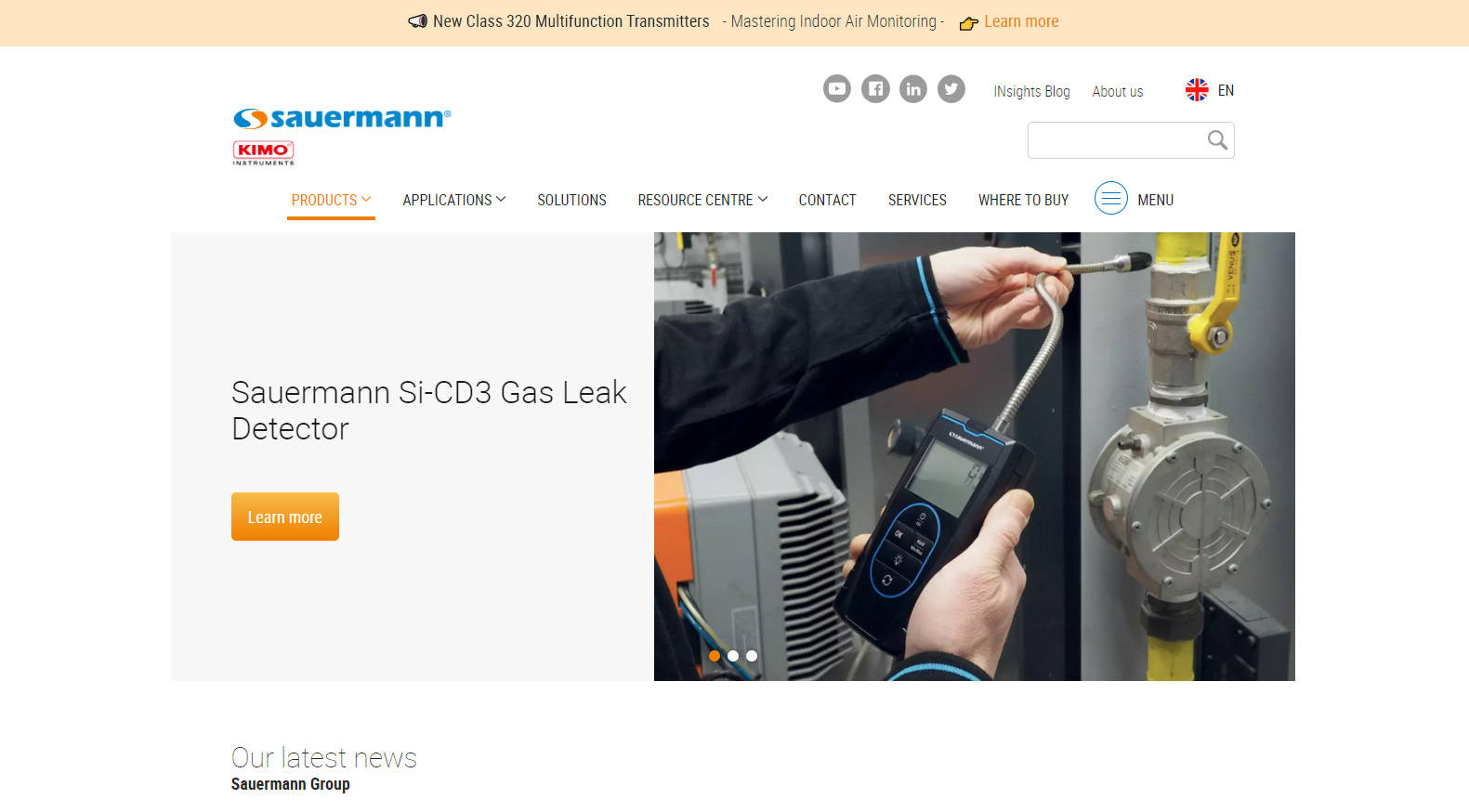 Sauermann UK Website