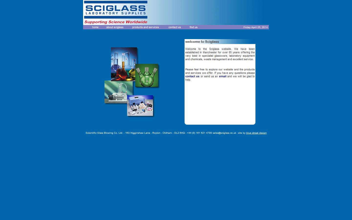 Scientific Glass Blowing Co Ltd Website