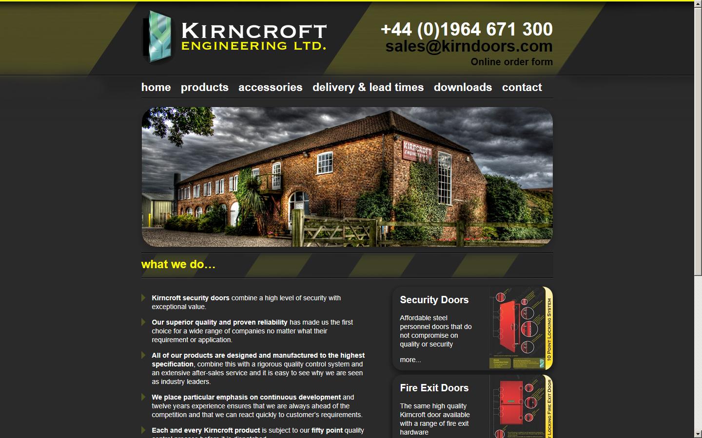 Kirncroft Engineering Ltd Website