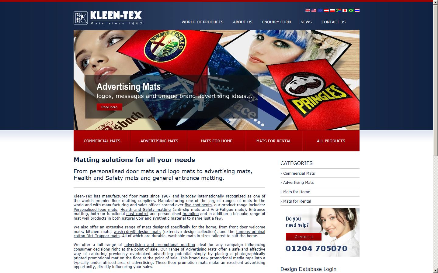 Kleen-Tex Industries Ltd Website