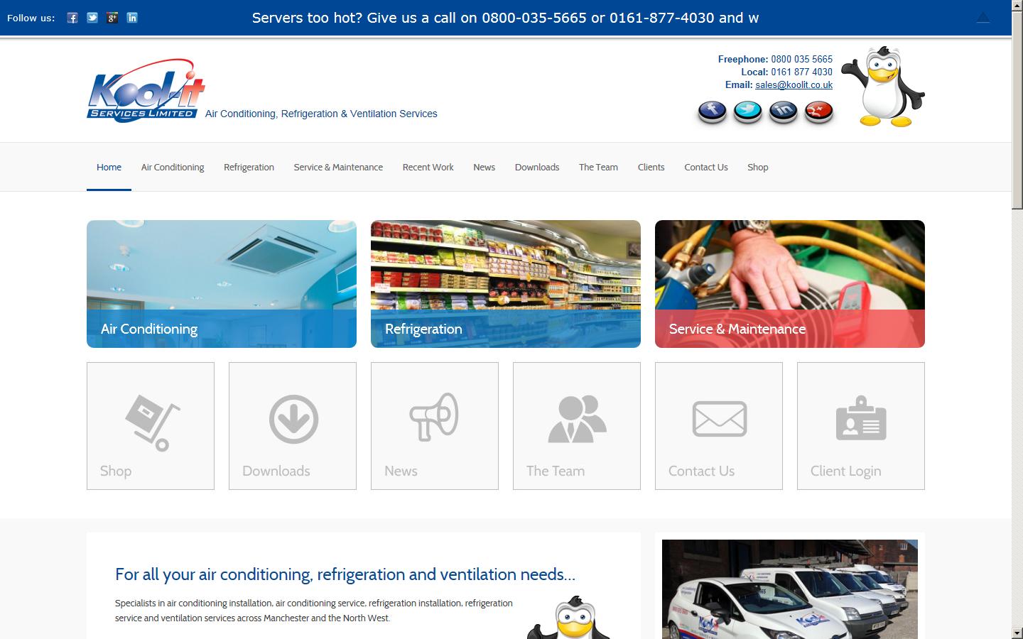 Kool-It Services Ltd Website