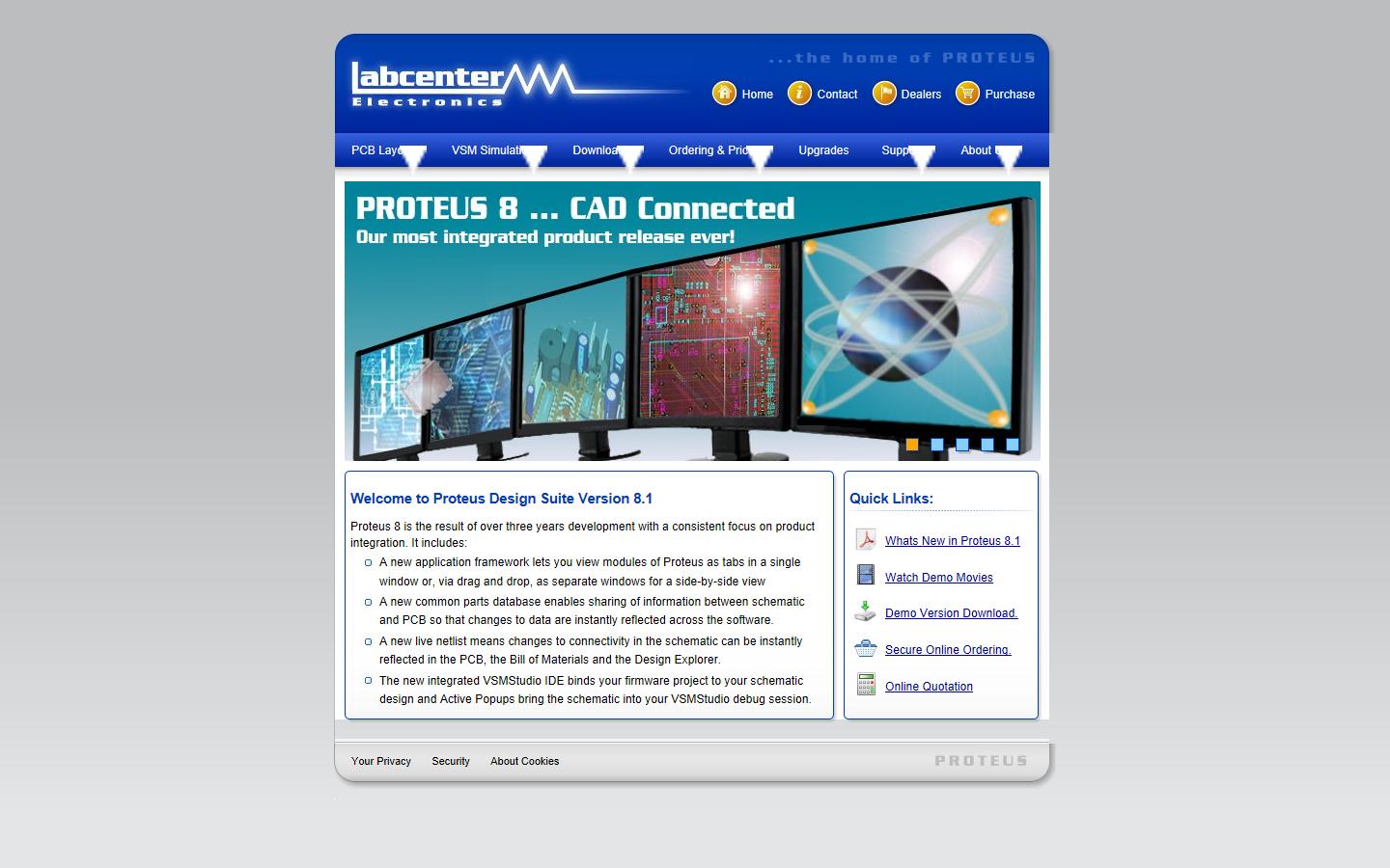 Labcenter Electronics Website