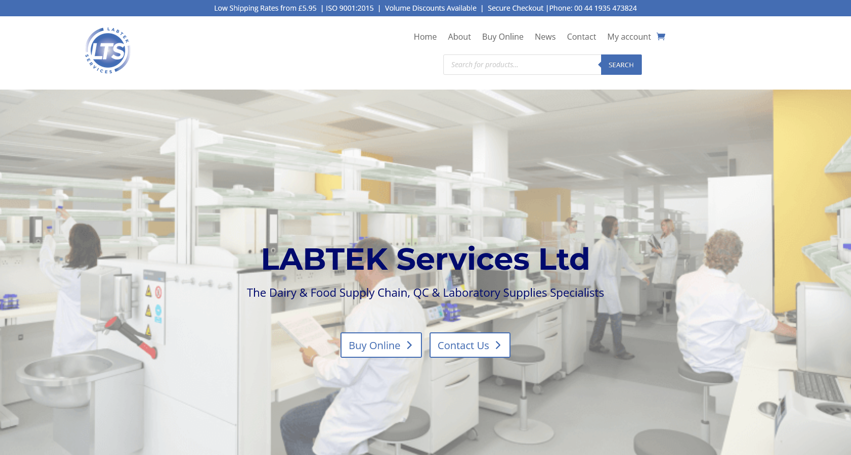 LABTEK Services Ltd Website