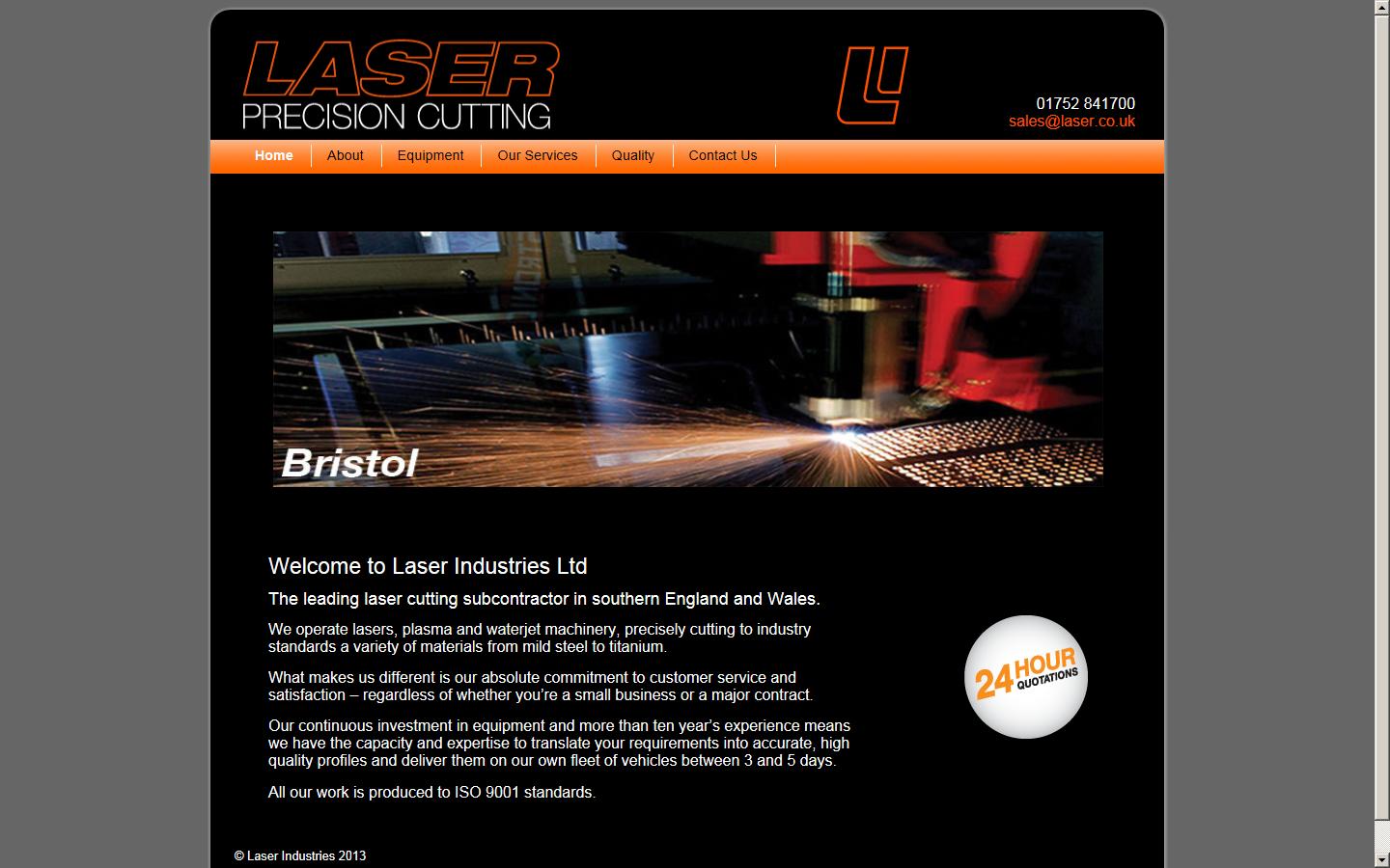 Laser Industries Ltd Website