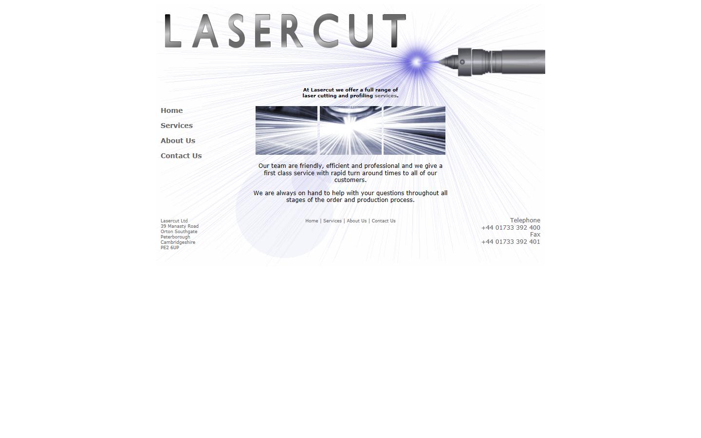 Lasercut Ltd Website