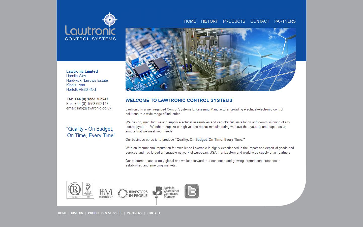 Lawtronic Ltd Website