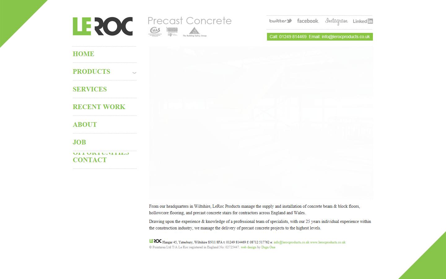 Le Roc Products - Yatesbury Website